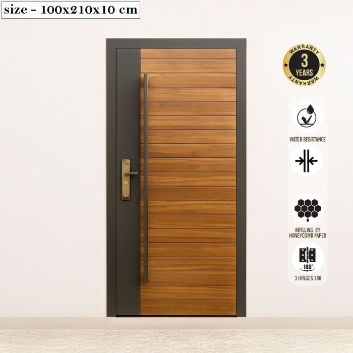 Water Resistant Steel Door 210x100x7cm-DK02-R | الأبواب والإكسسوارات
