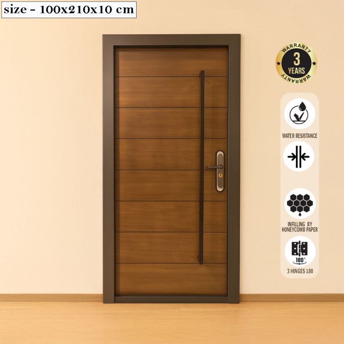 Water Resistant Steel Door 210x100x7cm-DK01-L | الأبواب والإكسسوارات