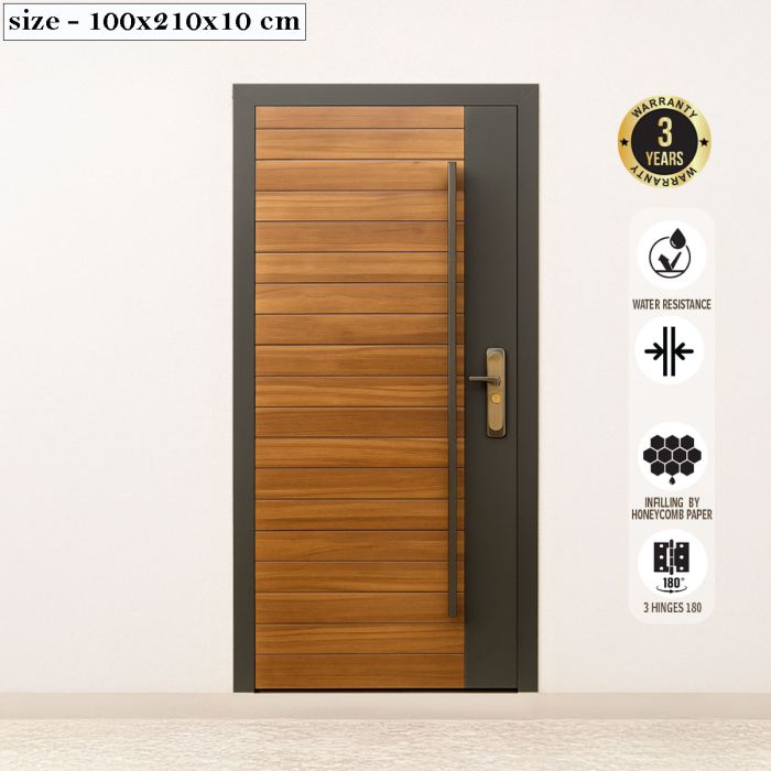 Water Resistant Steel Door 210x100x7cm-DK02-L | Doors & Accessories