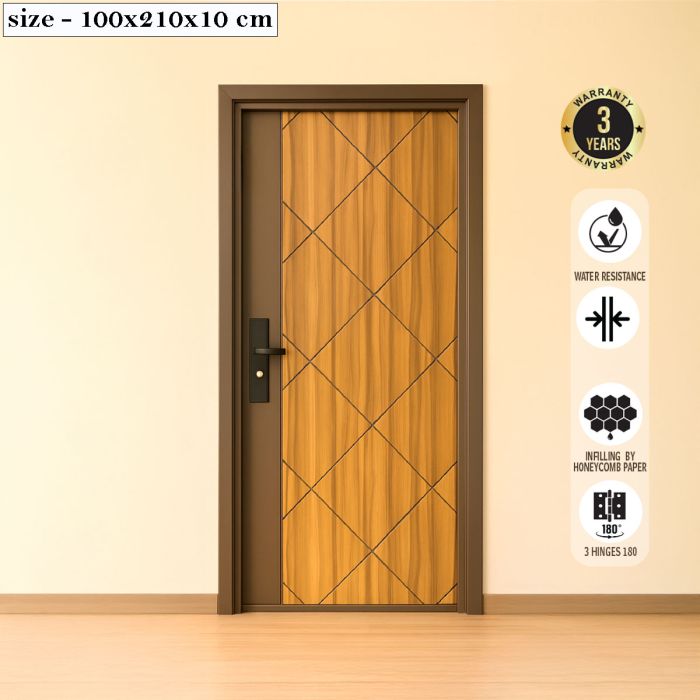 Water Resistant Steel Door 210x100x5cm-TC2413-R | الأبواب والإكسسوارات
