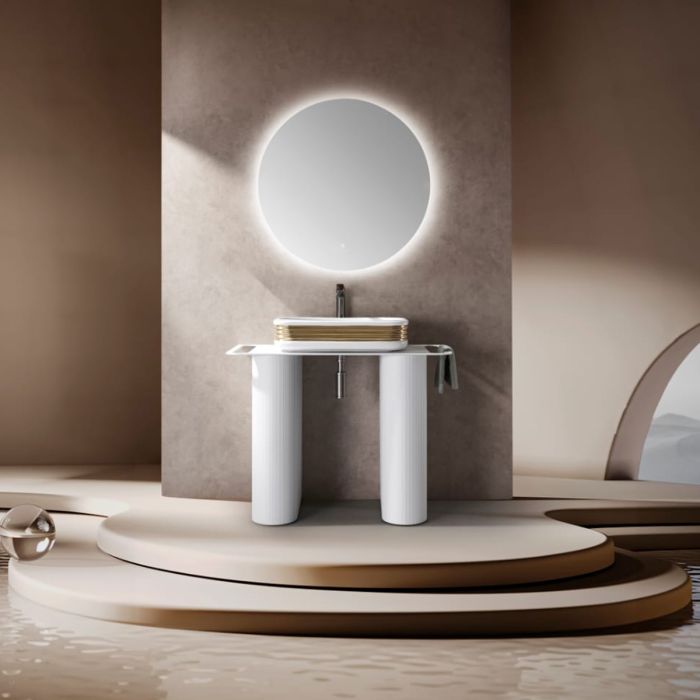 Modern Bathroom Cabinet LANGDENG-LD-9300-WH | Furniture | Bathroom Furniture | Bathroom Cabinets