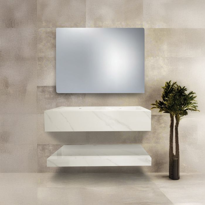 Double Marble Basin White | Kitchen & Bath Essentials