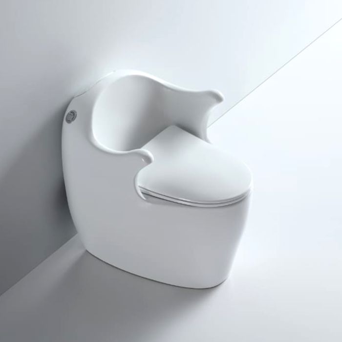 Water Closet Syphonic 1 Piece MENGMA-123-W | Kitchen & Bath Essentials