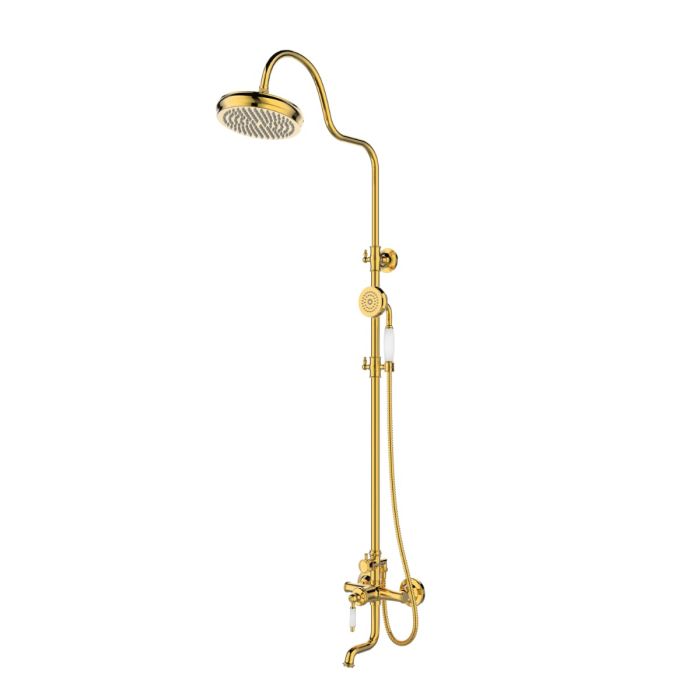 Brass Classic Shower Column 272942 511G GD | Kitchen & Bath Essentials