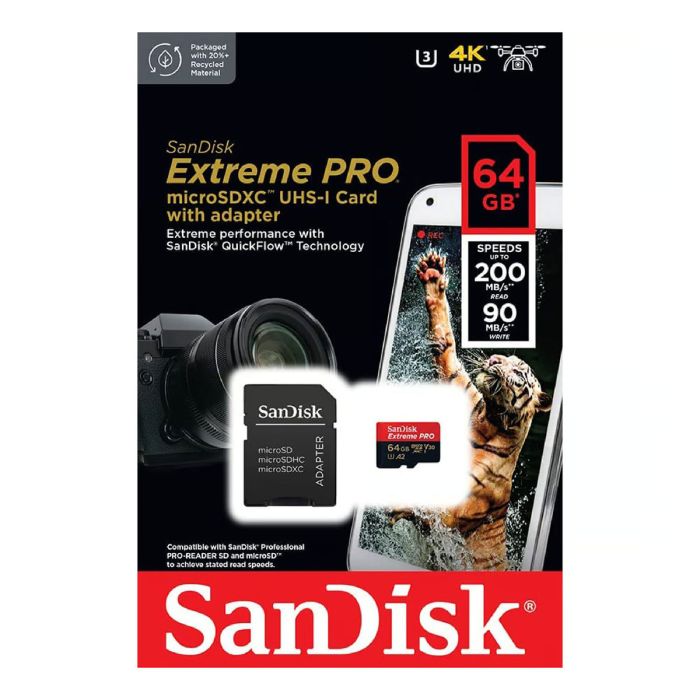 Sandisk Micro SD UHS 64gb 4K | Computers | IT Accessories | External Storage