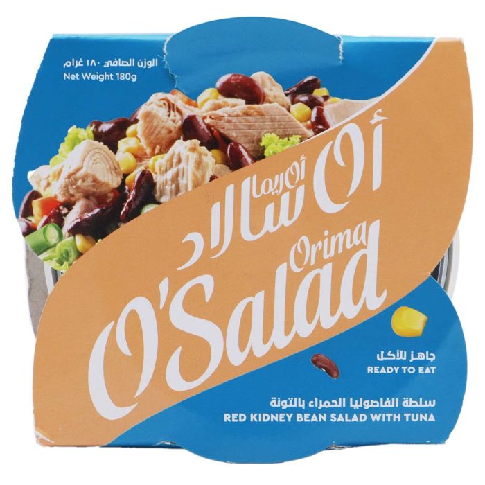 Orima O'Salad Red Kidney Bean Salad With Tuna 180g | Canned & Jarred Food | Canned Tuna & Seafood | Tuna