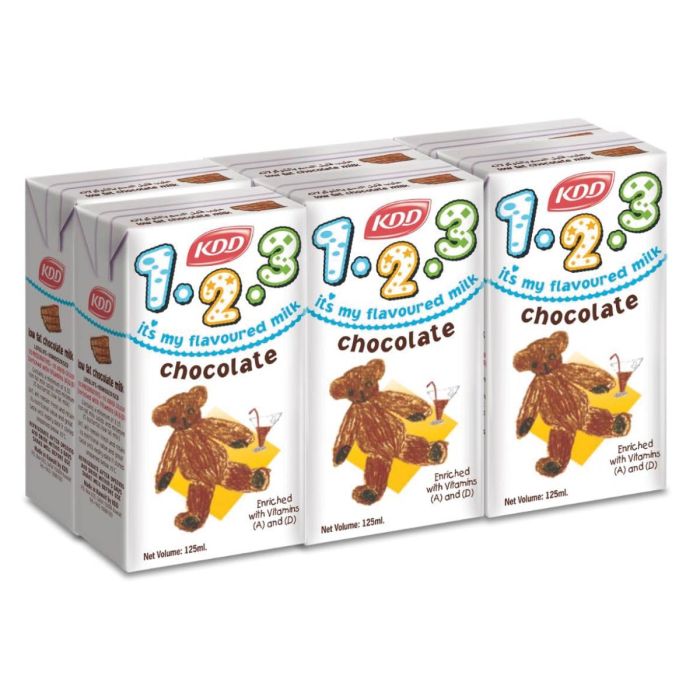 KDD 123 Choco Milk 6x125ml | Dairy - Egg & Cheese | Milk | Milk Alternatives