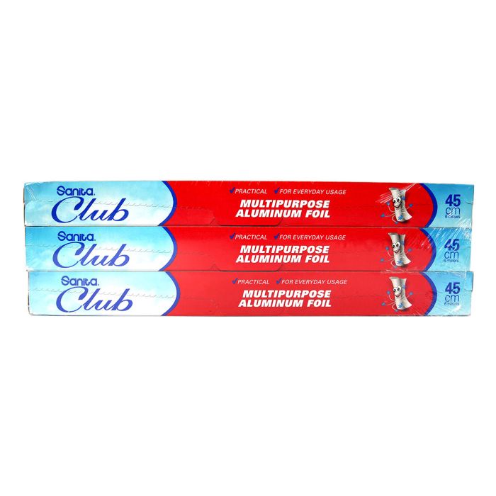 Sanita Club Al Foil 45Cmx6M 3S | Disposable & Storage | Storage & Wraps