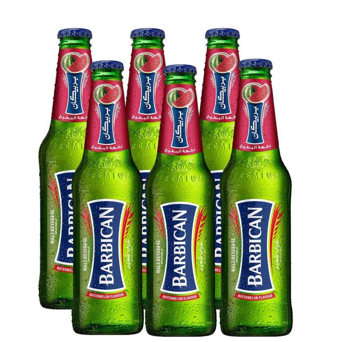 Barbican Watermelon Flavour Non Alcoholic Malt Beverage 6x330ml | المشروبات | مشروبات خاصة | الشعير وغير الكحولي