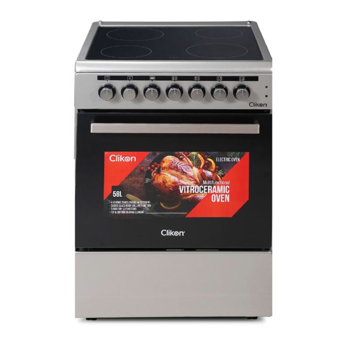Clikon 60x60 Ceramic Cooking Range CK310 | Kitchen Appliances