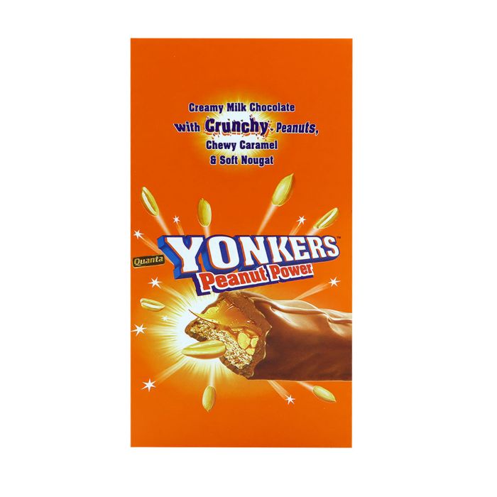 Quanta Yonkers Peanut Power Chocolate 12x35g | Snacks & Candy | Chocolates | Chocolate Bars