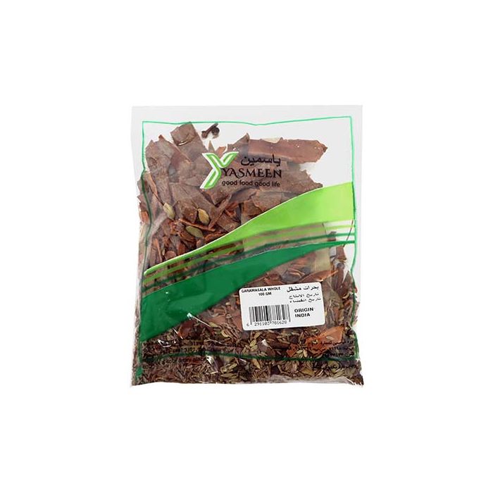 Yasmeen Garam Masala Whole 100g | Condiments & Seasoning | Salt & Spices | Bagged Spices