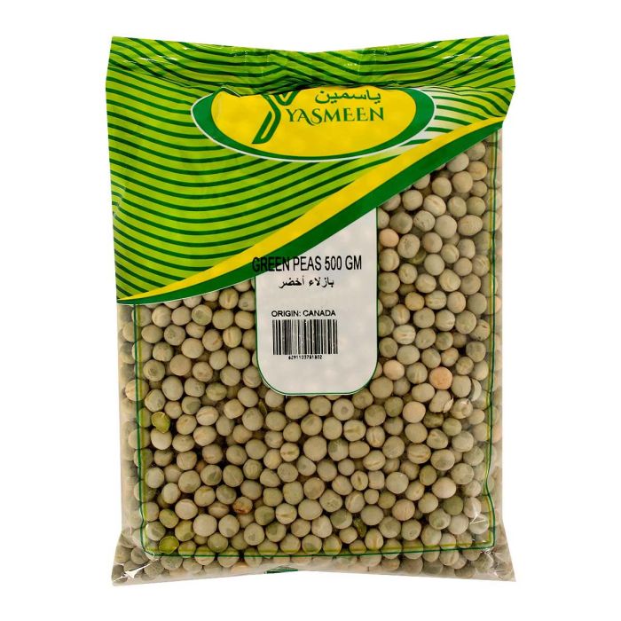 Yasmeen Green Peas 500g | Dry Food | Pulses & Grains | Peas