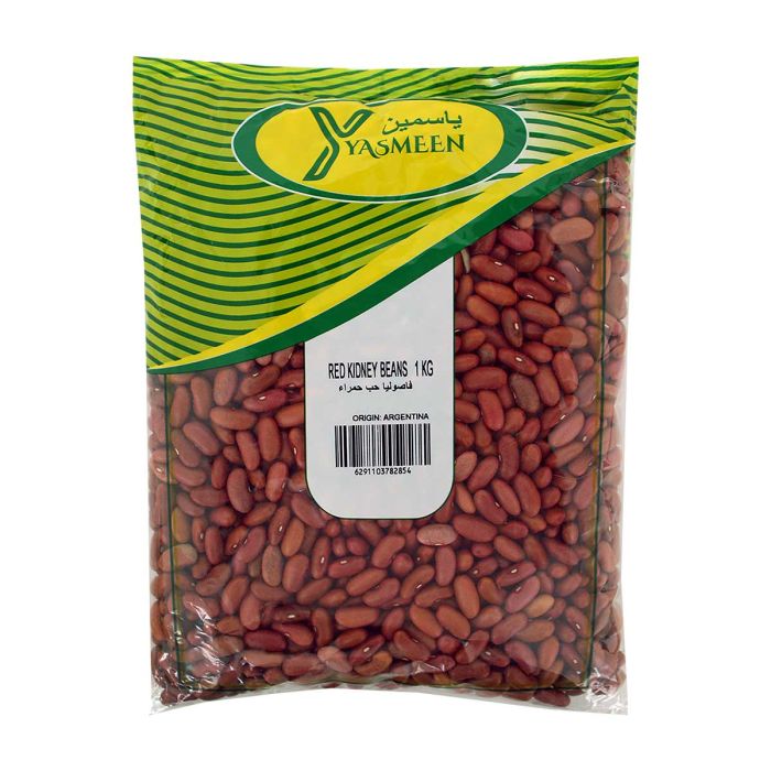 فاصوليا حمراء ياسمين 1 كجم | طعام جاف | البقول والحبوب | فاصوليا
