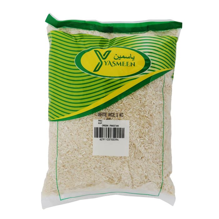 Yasmeen White Rice 2 Kg | Dry Food | Rice