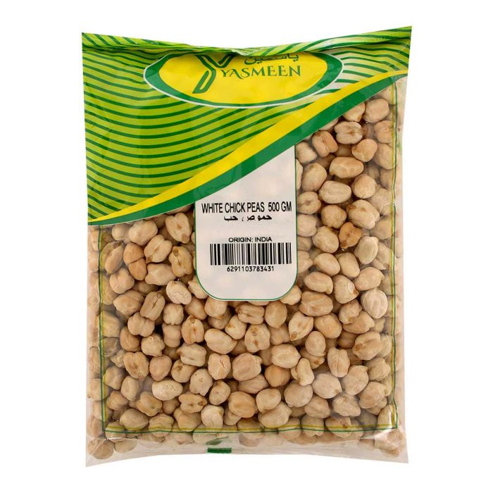 Yasmeen White Chick Peas 500g | Dry Food | Pulses & Grains | Peas