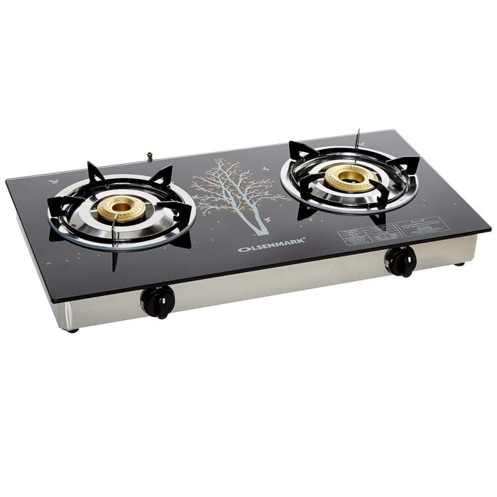 Olsenmark Tempered Gls 2 Burn | Kitchen Appliances | Cooking Hobs