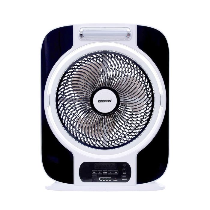 Geepas Fan Rechargeable 12 inch - GF989 | Home Appliances