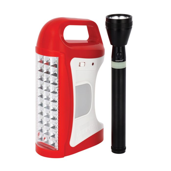 Geepas Flash Light Rechargeable LED Lantern 3SC - GEFL51029 | Home Appliances