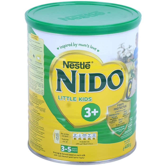 Nestle Nido Little Kids 3+ Growing Up Milk Powder 3-5 Years 400g | Baby Food