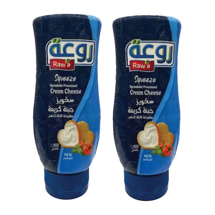 Rawa Full Fat Cream Cheese Squeeze 2x400g | Dairy - Egg & Cheese | Cheese | Cream Cheese