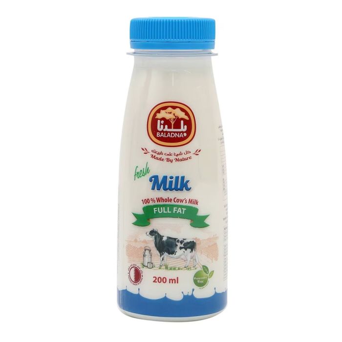 Baladna Full Fat Fresh Milk 200ml | Dairy - Egg & Cheese | Milk | Fresh Milk