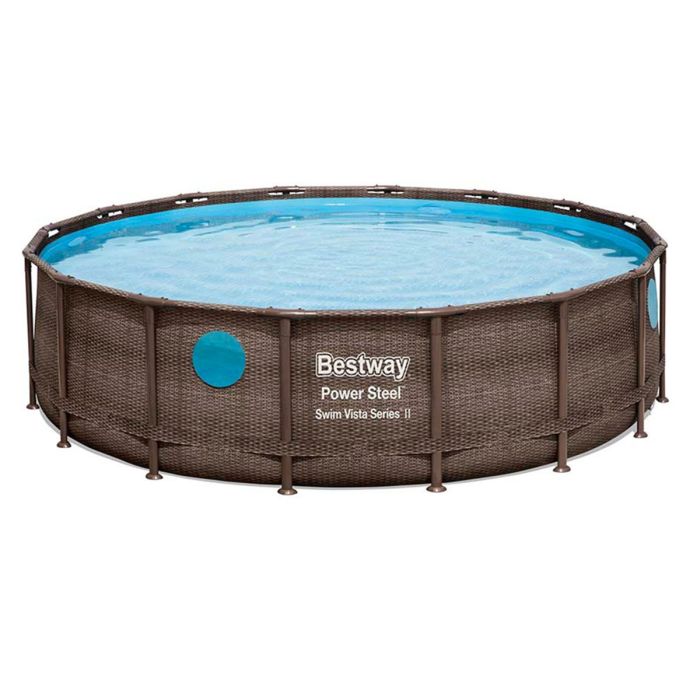 Bestway Power Steel Swim Vista Series Round Pool Set 16X4ft | Sports | Water Sports