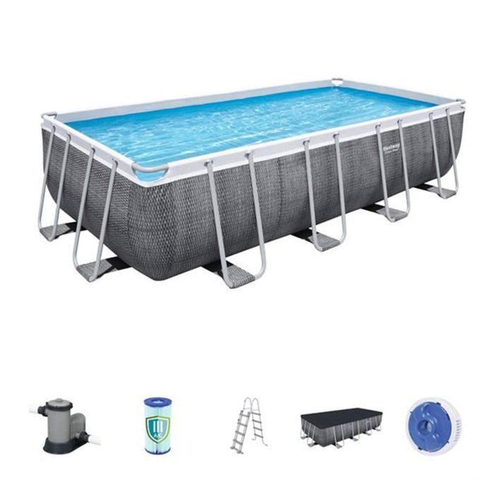 Bestway Power Steel Rectangular Pool Set 18X9X4ft | Sports | Water Sports