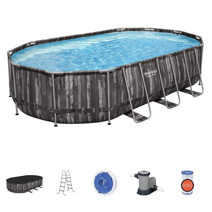Bestway Power Steel Oval Pool Set 20X12X4ft | Sports | Water Sports