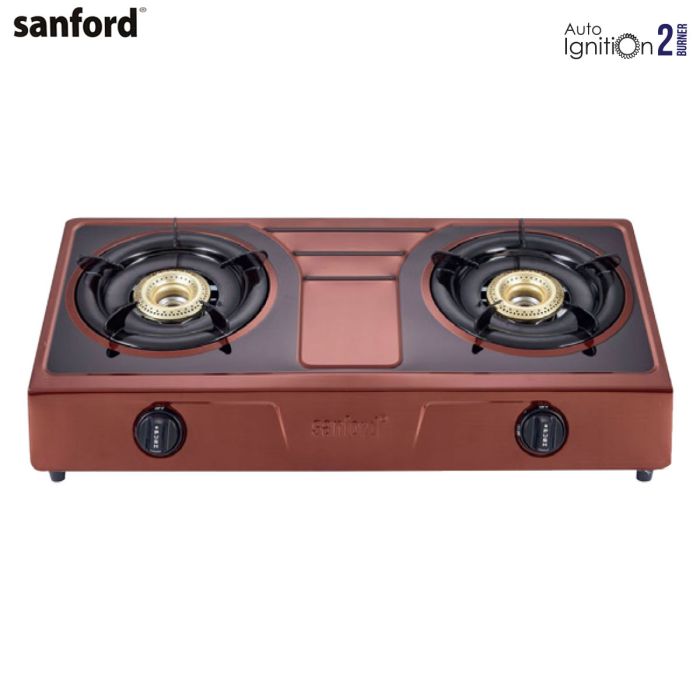 Sanford Gas Cooker Stainless Steel Double Burner - SF5221GC | Kitchen Appliances