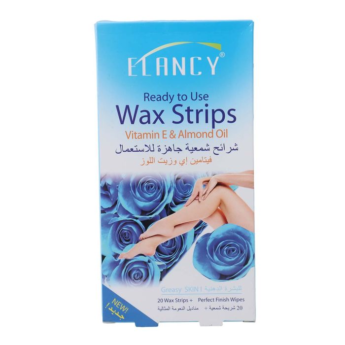 شرائح شمع إيلانسي بفيتامين E وزيت اللوز، 20 شريحة | رعاية شخصية | الحلاقة و نزع الشعر | Waxing & Hair Removal