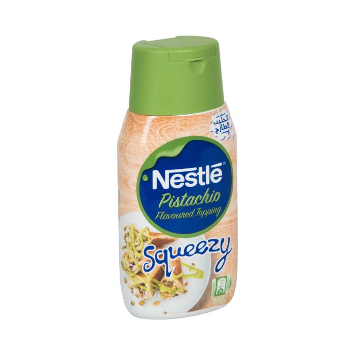 Nestle Squeezy Pistachio Flavoured Topping 450g | Breakfast Food | Honey