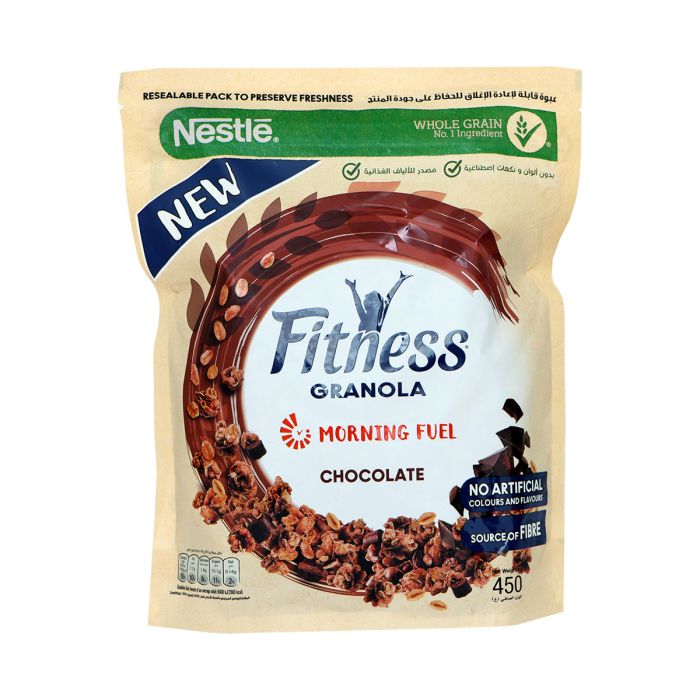 Nestle Fitness Granola Chocolate 450g | Breakfast Food | Cereals | Healthy Cereals