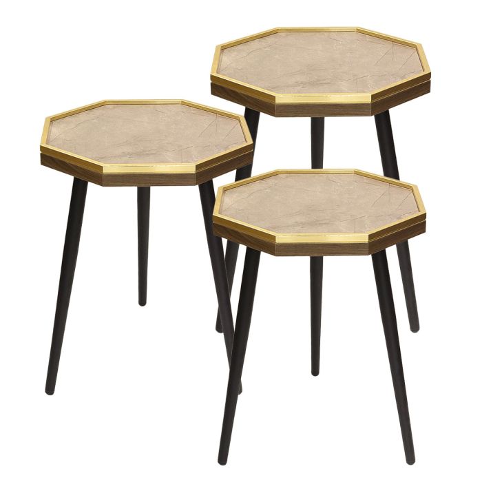 Nest Table 3 Pcs Modern Anthra | Furniture | Living Room Furniture | Tables