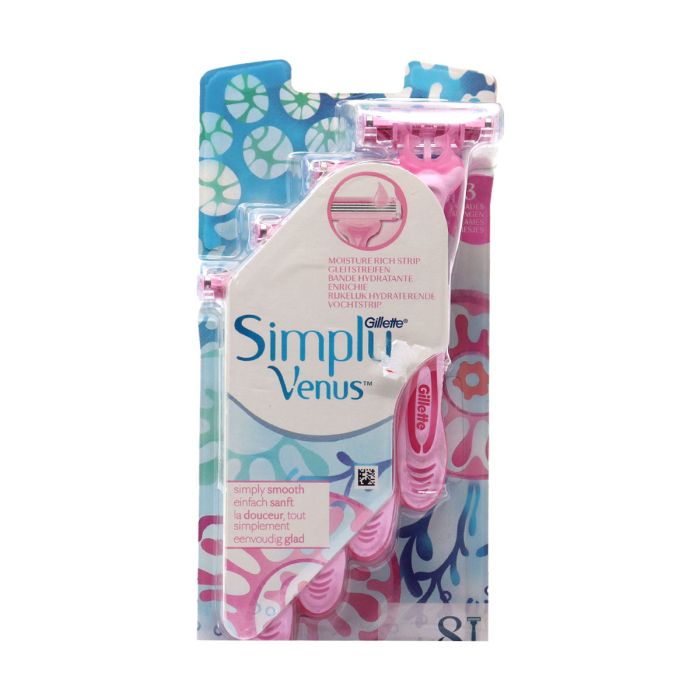 Gillette Simply Venus 3 disposable 8s | Personal Care | Shaving & Hair Removal | Womens Razors & Blades