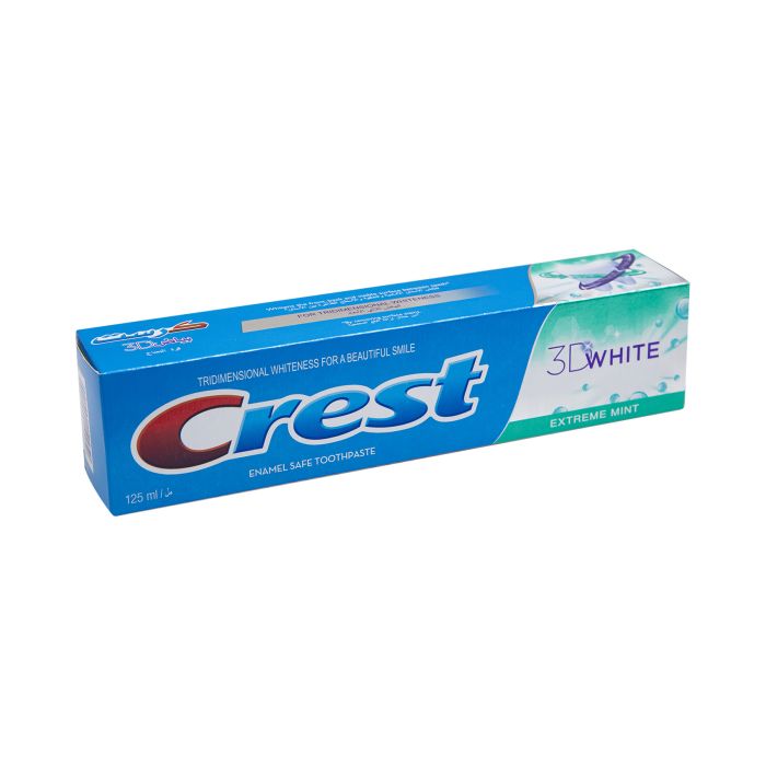 معجون أسنان كريست ثري دي وايت إكستريم مينت 125 مل | رعاية شخصية | العناية بالفم | Toothpaste