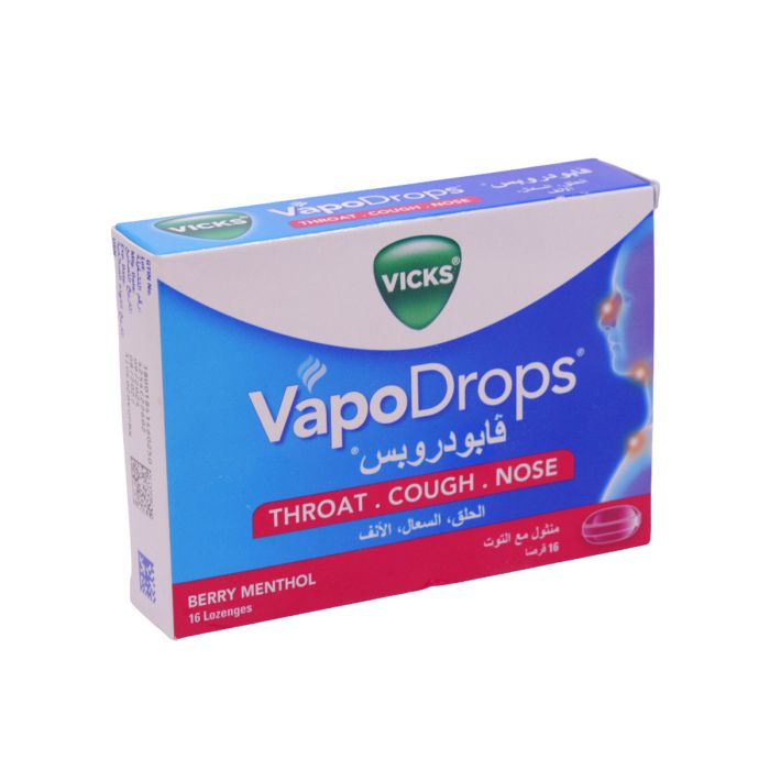 Vicks VapoDrops Berry Menthol Lozenges 16 Pack | Health & Wellness | Medications & First Aid