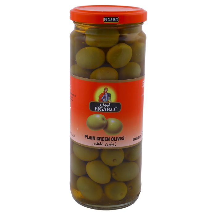 Figaro Plain Green Olives 270g | Canned & Jarred Food | Canned Vegetables | Olives