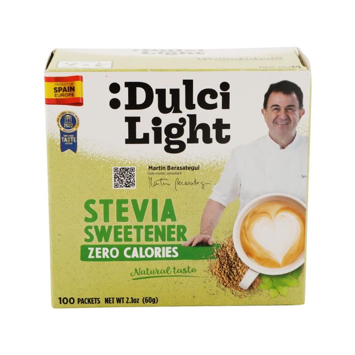 Dulci Light Stevia Sweetener Zero Calories 100X60g | Cooking & Baking | Sugar & Sweeteners | Sugar Alternatives