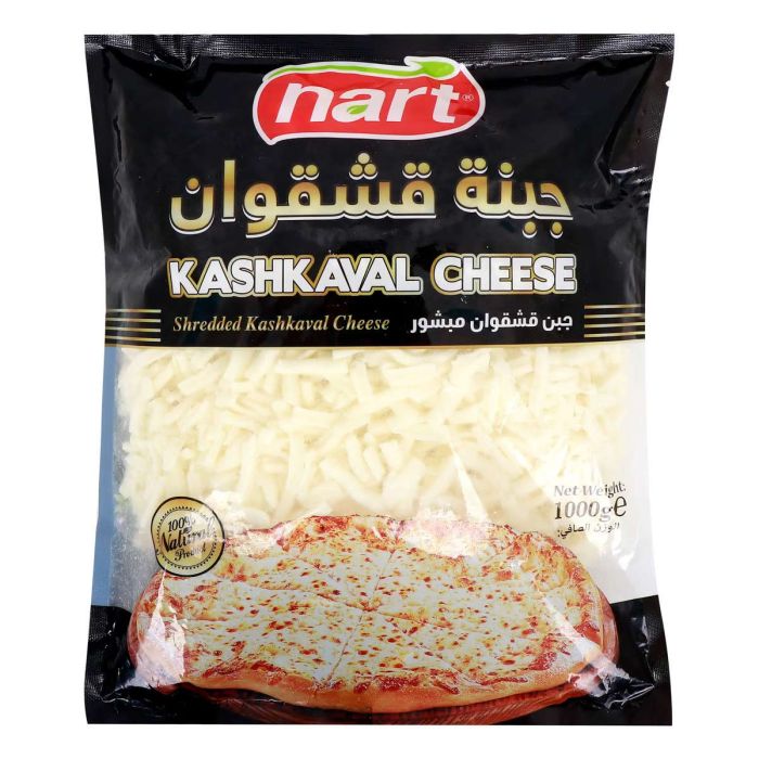 Nart Shredded Kashkaval Cheese 1Kg | Dairy - Egg & Cheese | Cheese | Shredded Cheese
