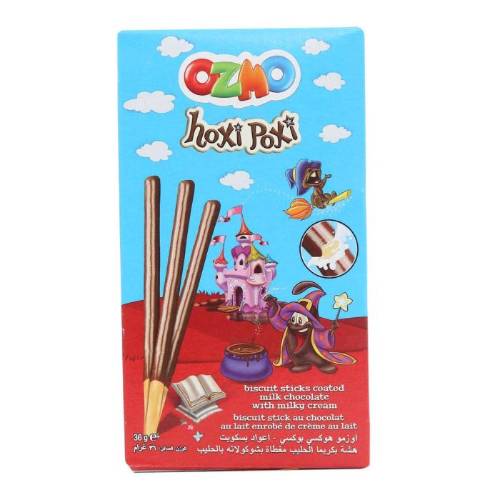 Solen Ozmo Hoxi Poxi Chocolate Coated Biscuit Sticks 36g | Snacks & Candy | Biscuits | Cream Biscuits