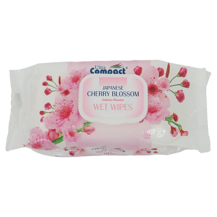 Ultra compact Wet Wipe Japanese Cherry Blossom 90 Pcs | Personal Care | Skin & Body Care | Sanitizers & Wipes