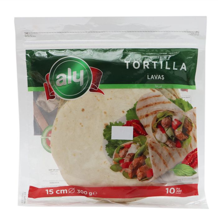 Aly Tortilla 15 Cm 10 Pcs 300g | Bakery | Flat Bread | Tortilla Wraps