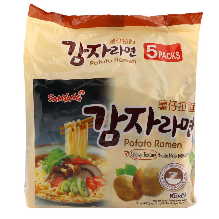 Samyang Potato Ramen 5x120g | Dry Food | Noodles & Soups | Flavored Noodles