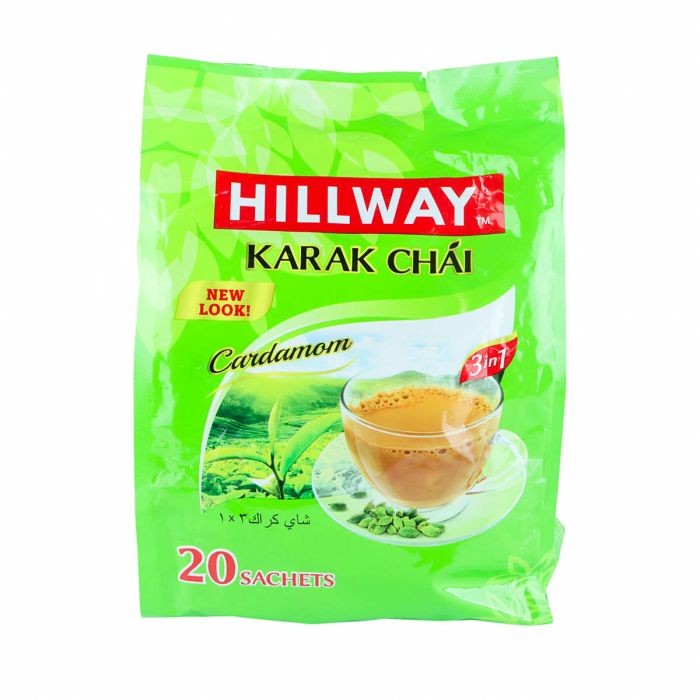 Hillway Karak Chai Cardamom 3in1 20 Sachets | Coffee & Tea | Tea | Karak Tea