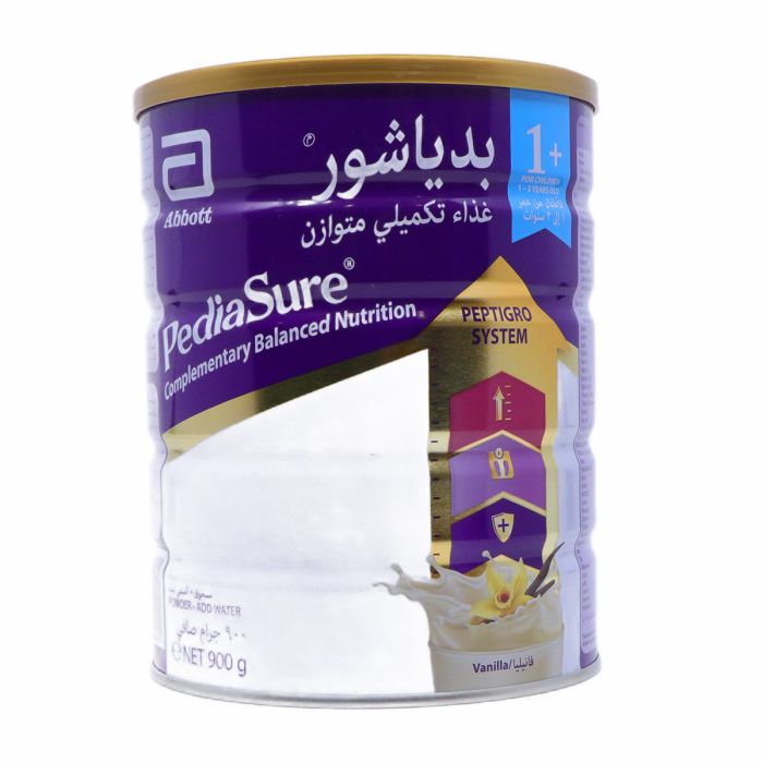 Abbott Pediasure Complementary Balanced Nutrition Vanilla Milk Powder For 1 To 3 Years 900g | طعام الأطفال