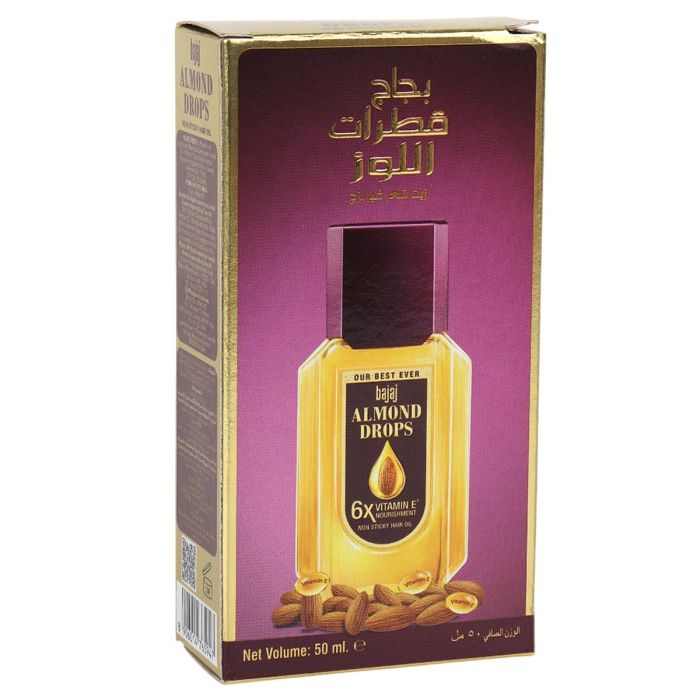 Bajaj Almond Drops Hair Oil 50ml | رعاية شخصية | العناية بالشعر | Hair Masks & Oil