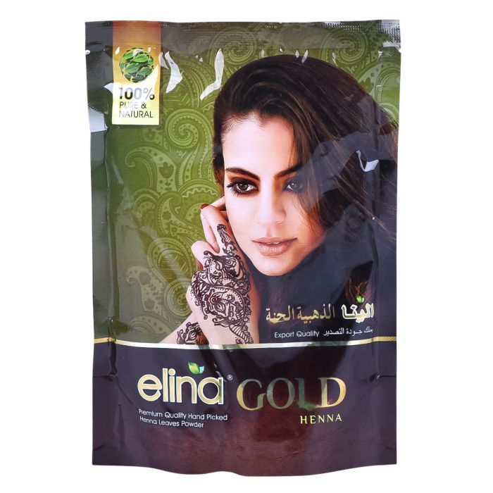 Elina Gold Pure Natural Heena For Hand And Hair 200g | مستحضرات التجميل | اكسسوارات مستحضرات التجميل