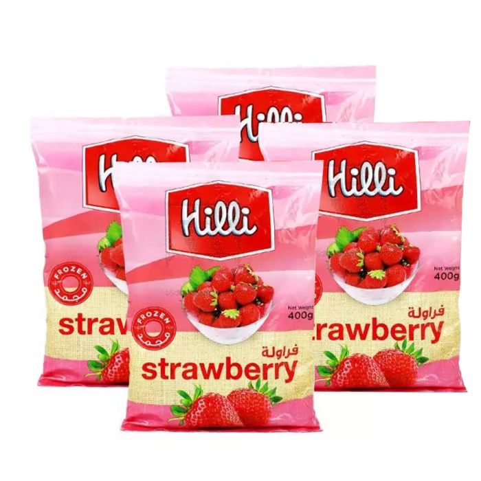 Hilli Frozen Strawberry 4x400g | Frozen Food | Frozen Fruits | Frozen Berries & Cherries
