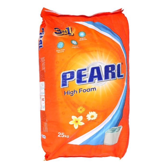 Pearl High Foam Bag 25Kg | Cleaning & Laundry | Laundry Supplies | Detergent Powder